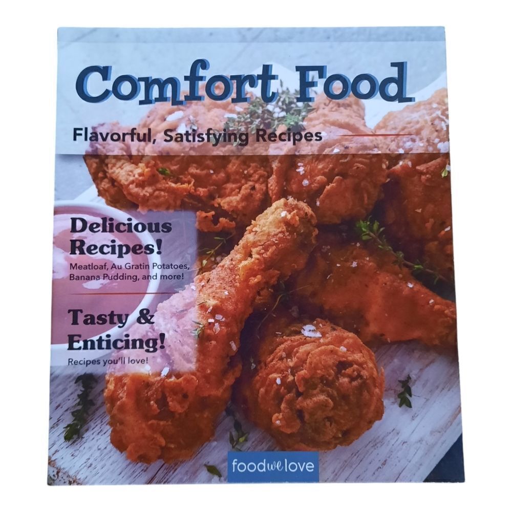 Comfort Food Recipe Book - Blue